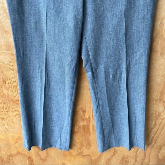 Lafayette 148 Gray Straight Leg Wool Career Pants - Picture 6 of 9